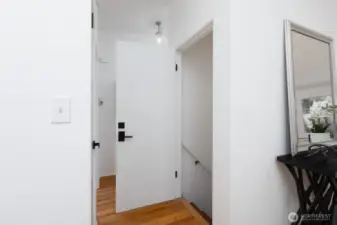 ENTRY DOOR TO BASEMENT LEVEL