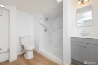 LOWER LEVEL 3/4 BATH