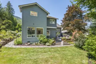 The view from the backyard, looking at your new house will have you beaming with pride.