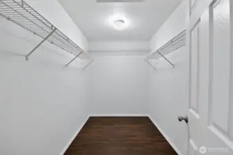 Primary Walk In Closet
