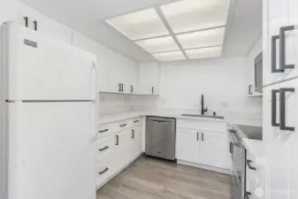 Another view of new kitchen.
