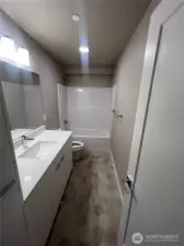 Full bath on the main level