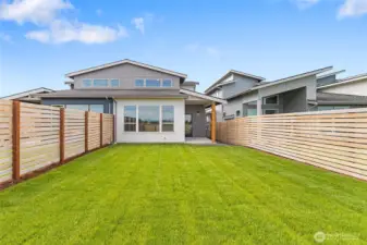 Backyard of the same floor plan.