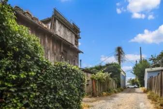 Alley Way looking West