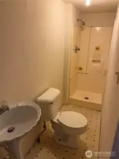 ADU bathroom 3/4 shower