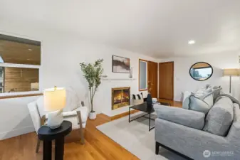 Hardwood floors and gas forced air furnace