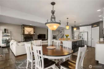 Dining area looking back towards living room