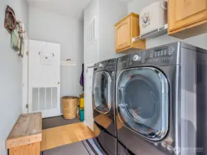 Entryway, mud room leading into the main part of the home.