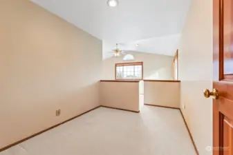 Huge bonus room.  This entry area could be an extra office/craft area.