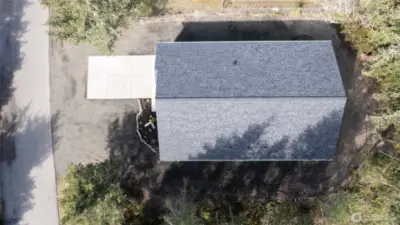 Corner lot with trees for privacy