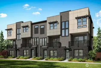 Exterior Marketing Rendering- colors and features may vary