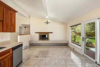 An open floorplan offers tons of living and entertaining space.