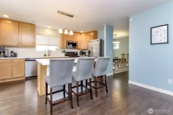 This space is perfect for entertaining.