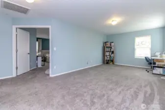 Loft at the tops of the stairs can be used in so many ways.
