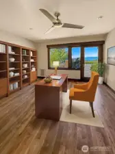 3rd Bedroom or Office - main floor (virtually staged)