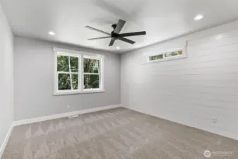 Master Bedroom faces the Forest