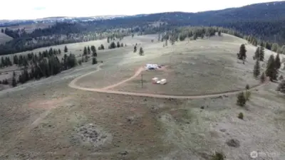 Aerial view of property