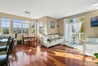 Lots of natural light