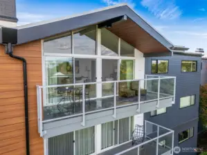 Enjoy floor to ceiling windows