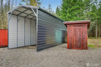 Brand new 12' x .36' steel garage