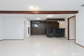 Fully finished basement perfect for entertaining.