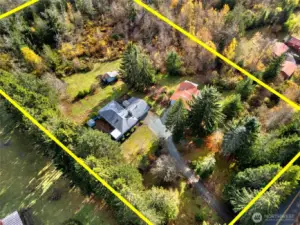 Approximate property lines