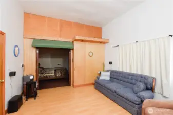 Garage living room