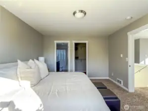 Full bath & Walk in closet off of the primary