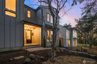 Contemporary exterior with modern architectural design.