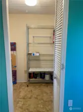 huge walk in pantry