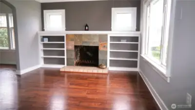 Living Room with Fireplace