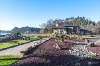 Bocce Ball court.