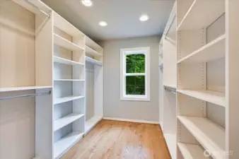 Large walk-in closet