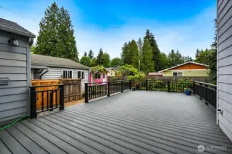 Huge deck