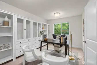 Lower level den