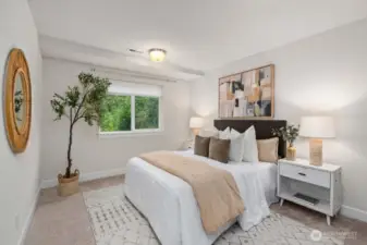 Lower level bedroom (non-conforming)