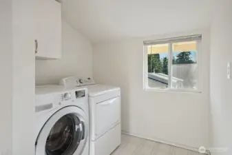 Easy access laundry right off bedrooms