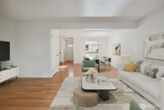 Virtually staged to give you a sense of the potential!
