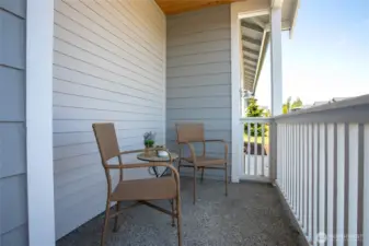 Covered front porch