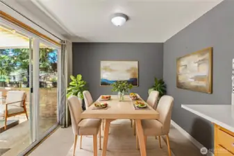 Virtually Staged Kitchen