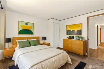 Virtually Staged Bedroom 1