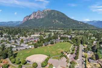 Mt. Si in the background.