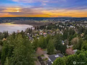 Night Aeriall from home
