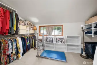 3rd bedroom has been used as a closet/ dressing room