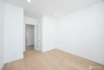Large office with elegant glass door