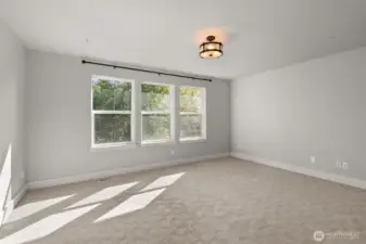 Bonus room is fantastic! Lots of light and ready for some fun!