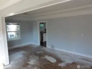 Dining room off kitchen.