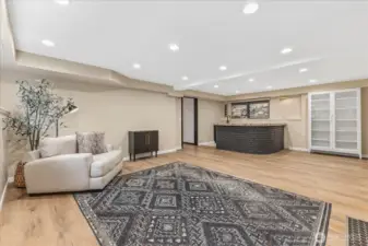 Huge lower level entertianing room