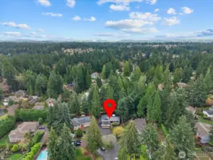 Close by parks and hiking trails.