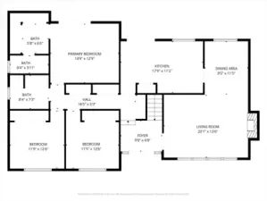 Upper floorplan